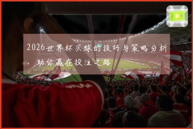 2026世界杯买球的技巧与策略分析，助你赢在投注之路